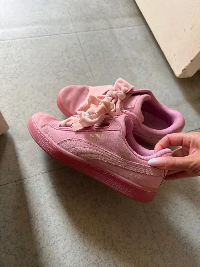 Basket puma rose - photo numéro 2