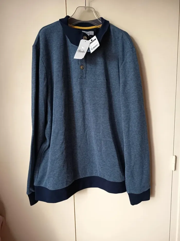 polo manches longues. grande taille. marque Charles de seyne (A184)