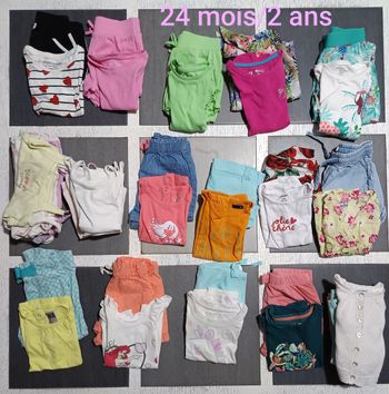 Lot été fille 24 mois / 2 ans