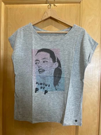 Teeshirt imprimé dingue de pop DDP gris