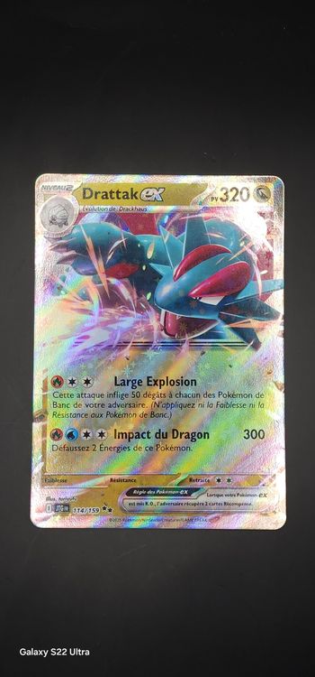 Pokémon - Drattak EX 114/159 - Aventures Ensemble