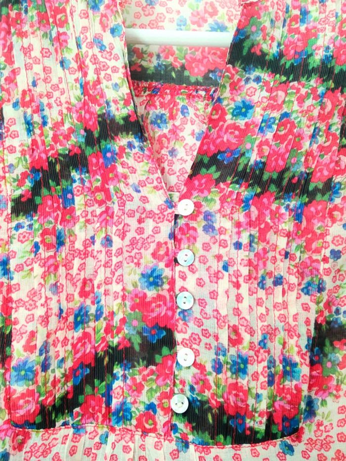 Blouse fleurie Masimu Women t36/38 - photo numéro 3