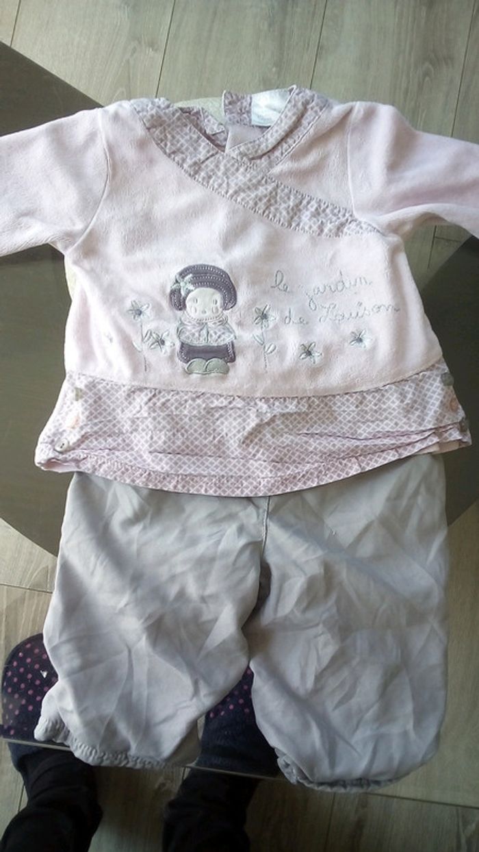 Ensemble fille 6 mois