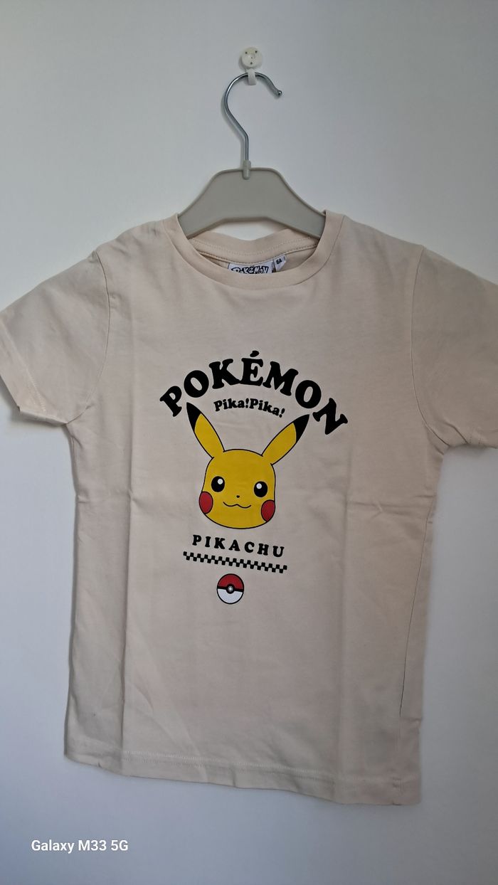 Lot de 2 T-shirts Pokémon et Kung Fu Panda - 6 ans - photo numéro 2