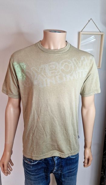 Tee-shirt homme , Oxbow  , vintage  , taille S  , Kaki 