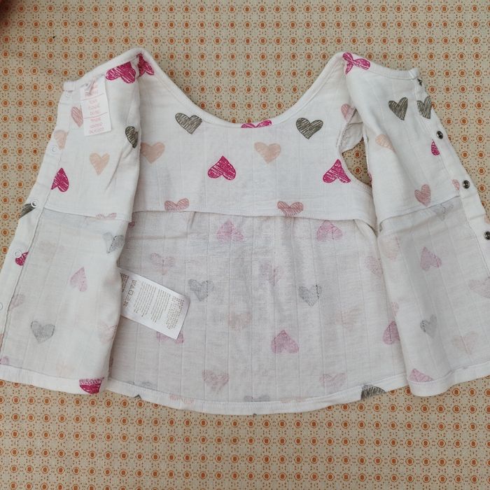 Blouse gaze de coton 9-12 mois - photo numéro 4