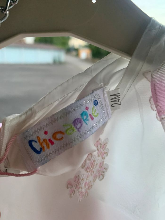 Robe bébé 24 mois, avec sac , baptême, cérémonie - photo numéro 5