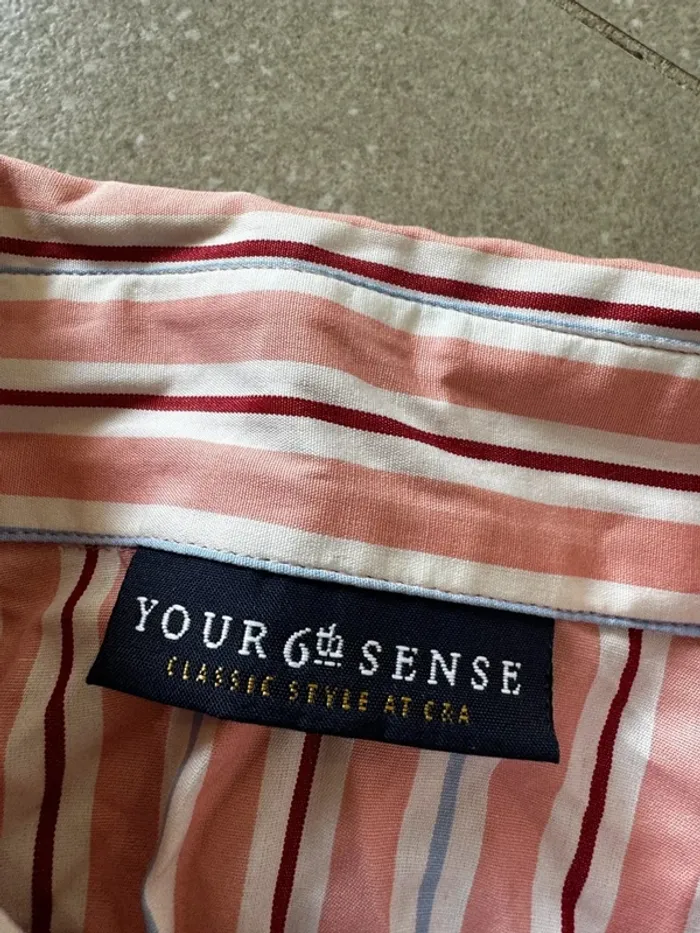 Chemise rose Your 6th Sense, très bon état, taille 40 - photo numéro 3