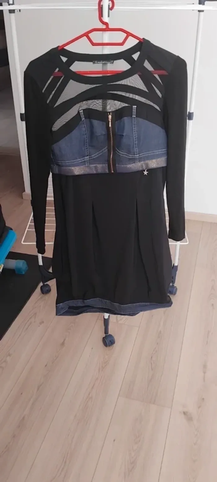 Robe detail jean