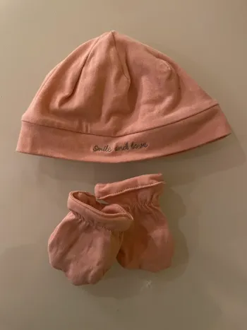 Bonnet + gants fille