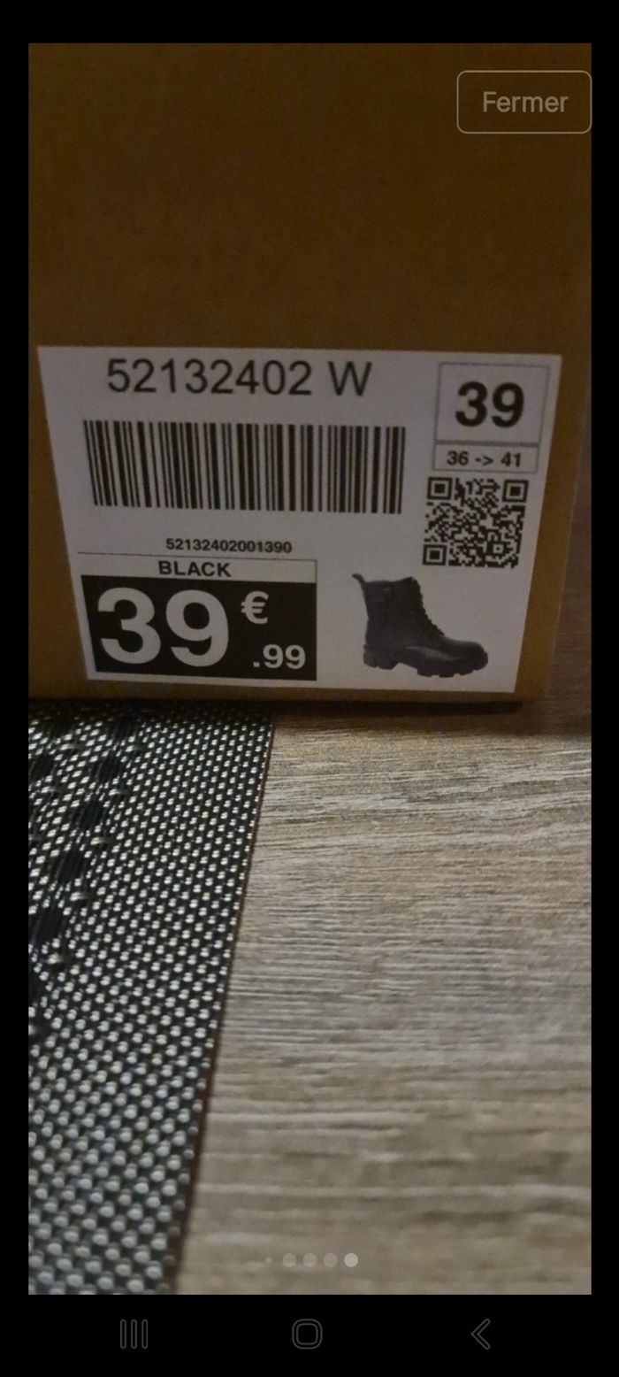 Bottines neuves pointure 39 - photo numéro 10