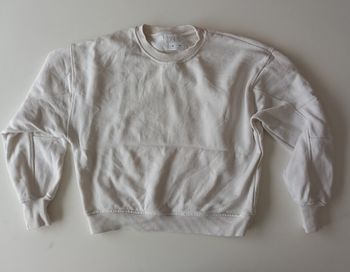 Sweat blanc Zara