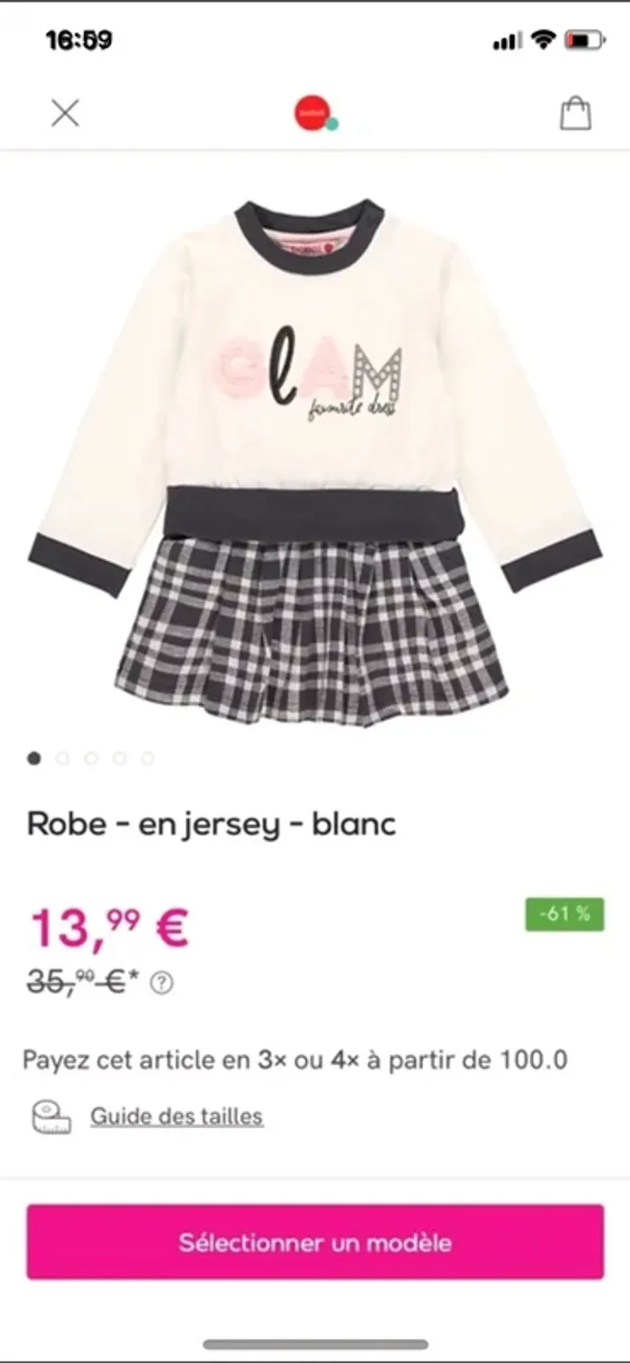 Robe boboli taille 9 mois - photo numéro 6