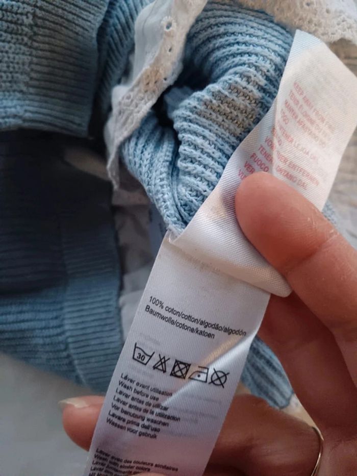 Pull maille Vertbaudet col brodé 2 ans - photo numéro 6