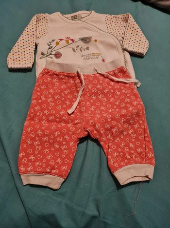 Ensemble petit gilet et pantalon