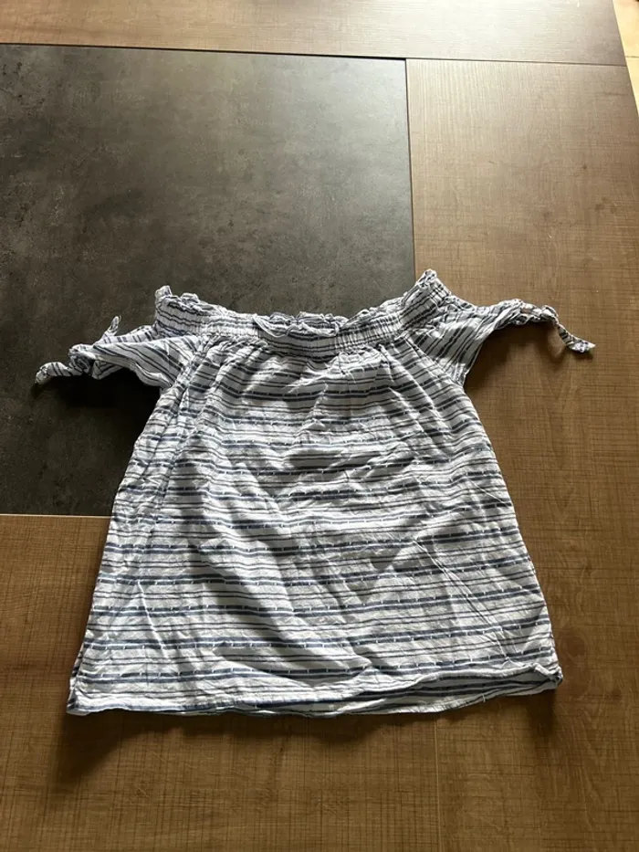 Blouse femme à rayures, taille 38