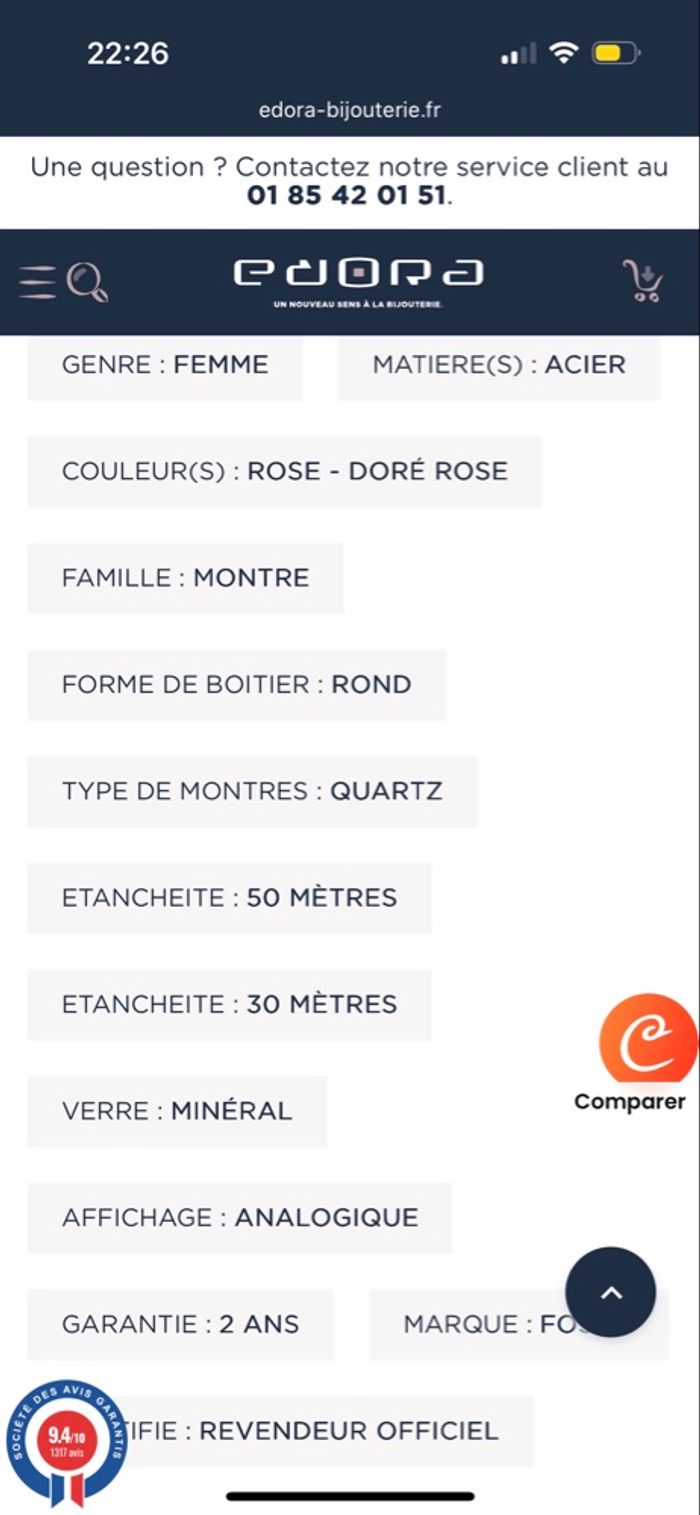 Montre femme FOSSIL neuve - photo numéro 4