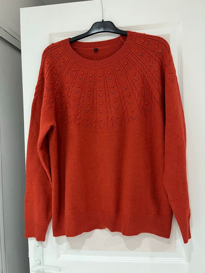 Pull  rouille Zamba T 50/52