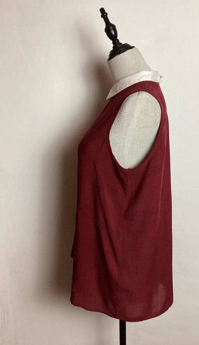 Blouse bordeaux Karl Marc John 38 - photo numéro 4
