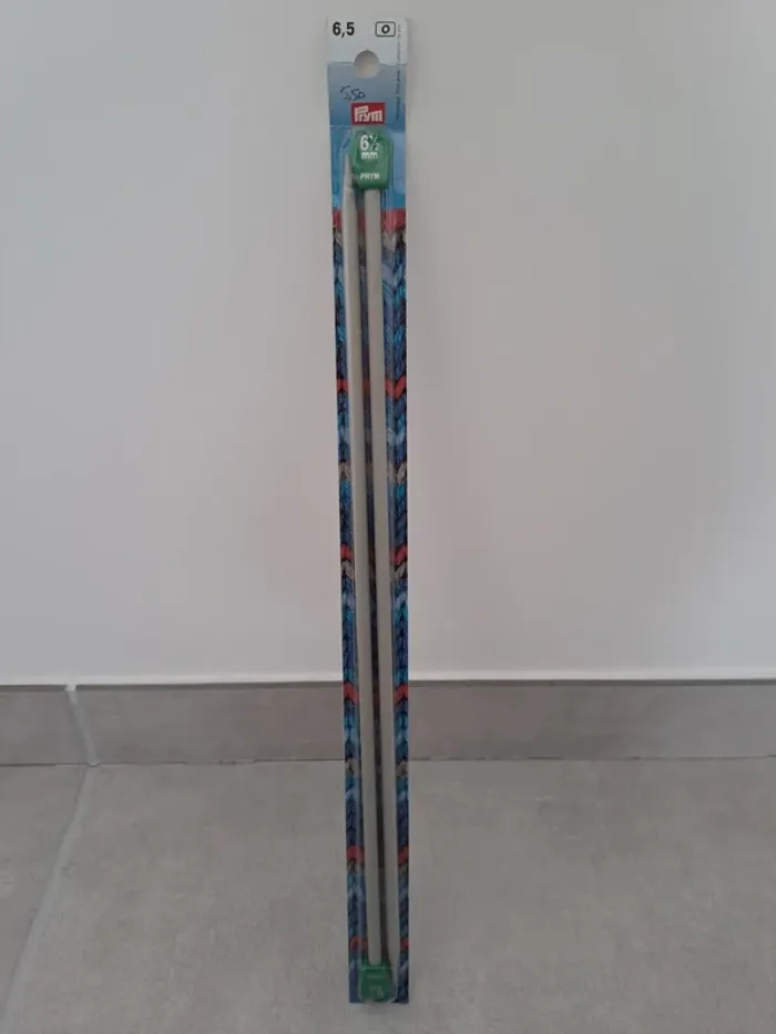 Superbe Paire d'Aiguilles à Tricoter Prym - 6.5