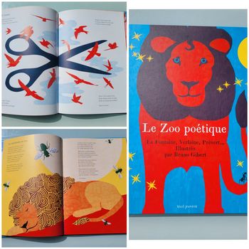 Livre grand format 🦁 Le Zoo Poétique 🪼
