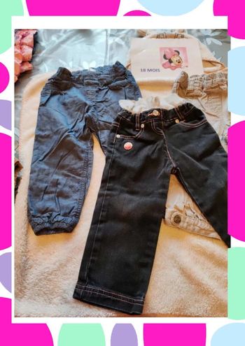 Lot de 4 pantalons 18 mois