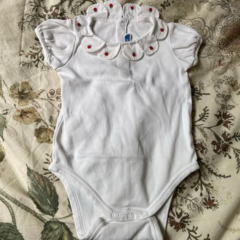 Body framboise Jacadi 6 mois