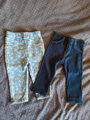 Lot pantalon/jegging 9mois