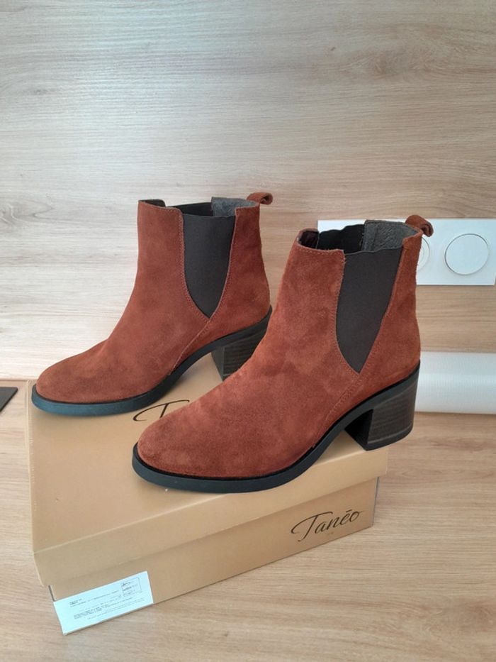 Bottines femme cuir 40 - photo numéro 5
