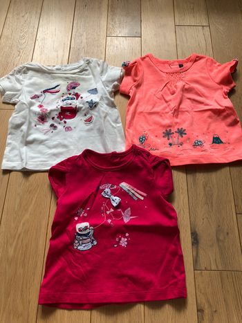 Lot tee shirt sergent major 6 mois