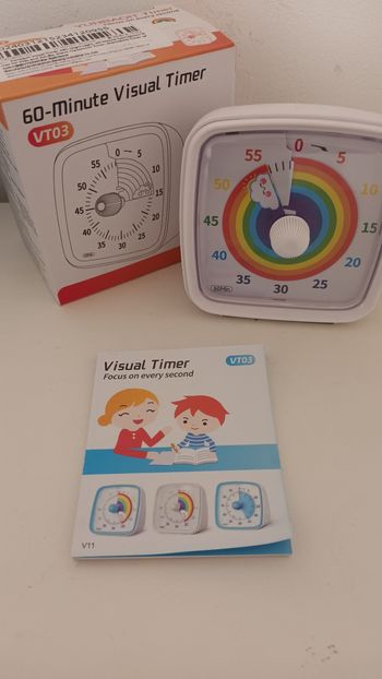 Minuteur timer visuel pour enfant NEUF