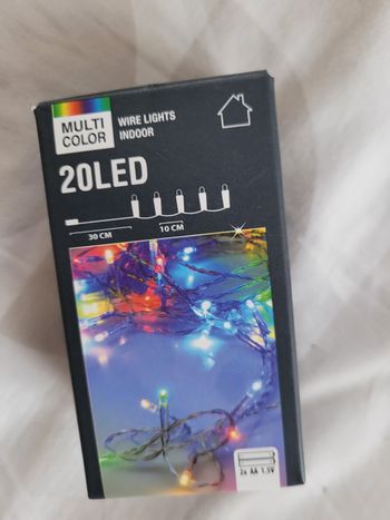 Guirlande multicolore 20LED