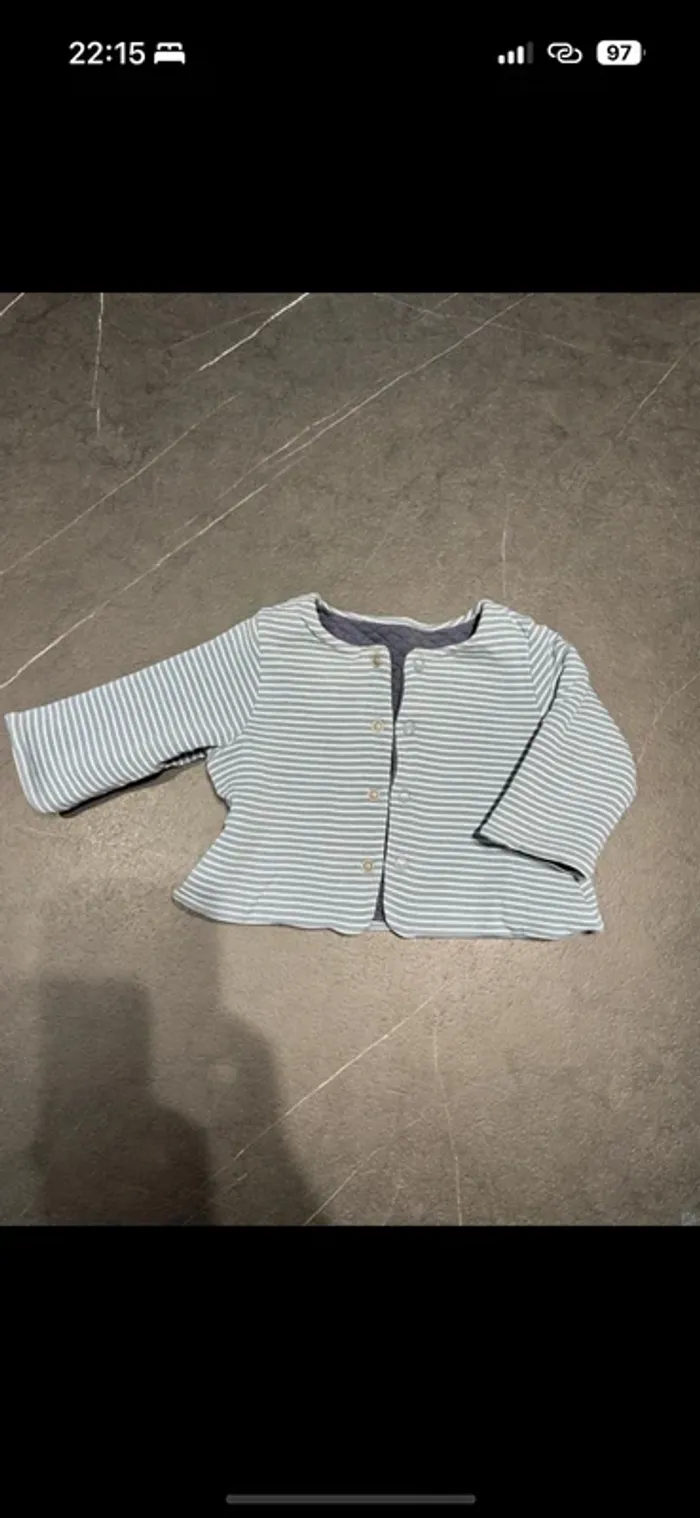 Gilet réversible Obaïbi 3 mois - photo numéro 2
