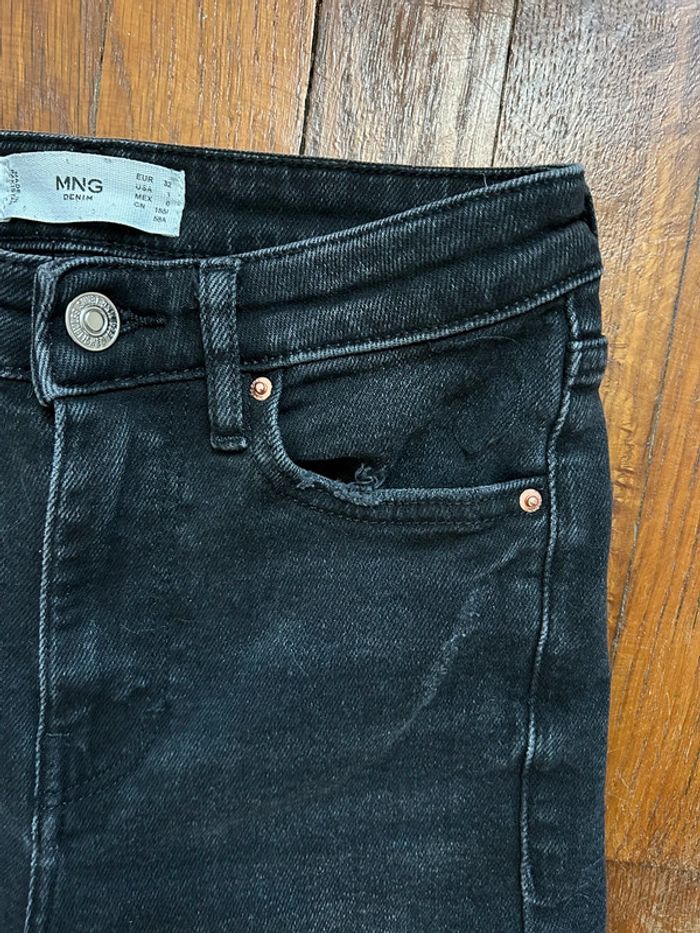 Jean gris skinny MANGO - photo numéro 5