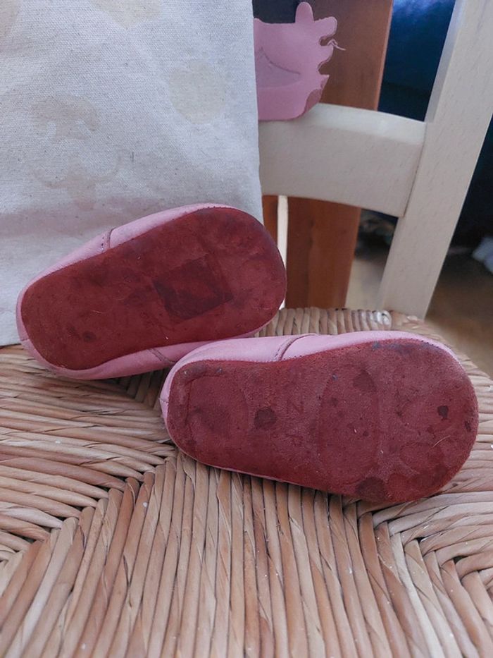 Chaussons souples en cuir Easy Peasy Taille 18/19 - photo numéro 5