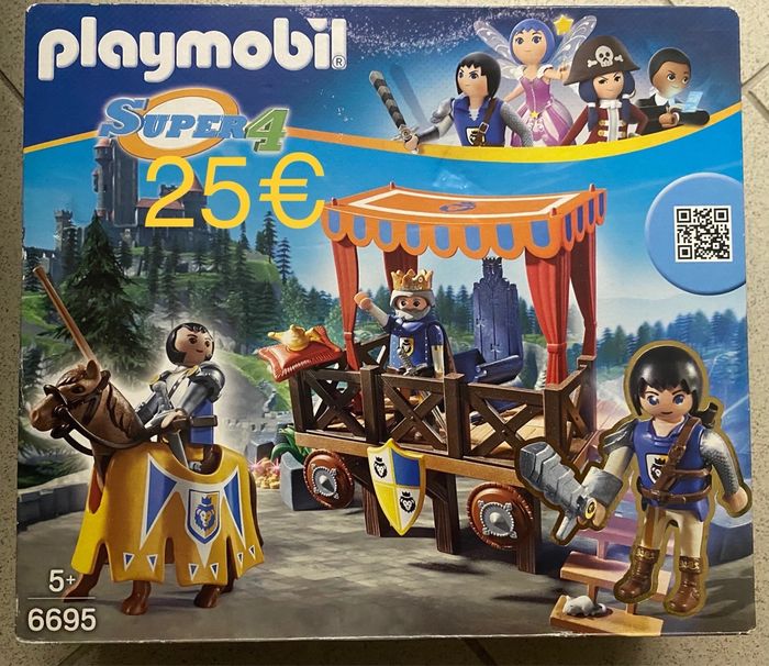 Playmobil - 6695 - Super4 - Tribune Royale avec Alex