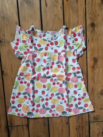 Robe été neuve manches courtes 18 mois