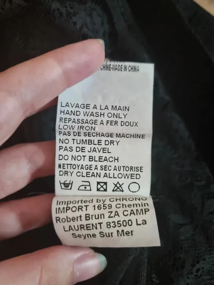 Jupe noir en dentelle - photo numéro 8