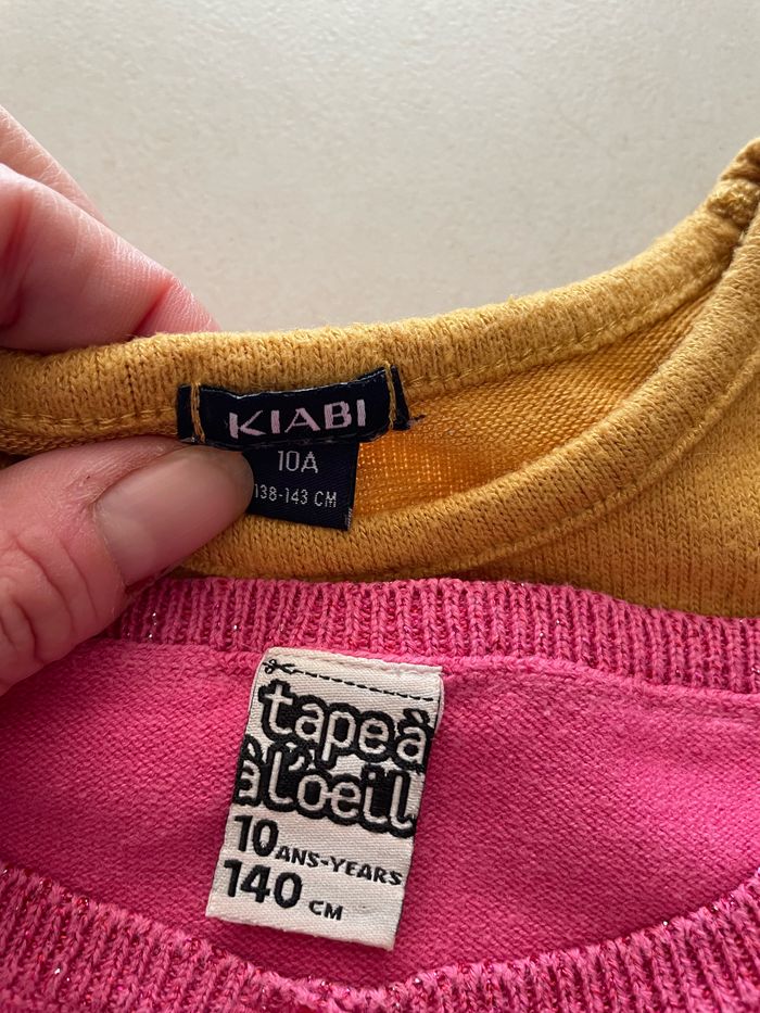 Lot pull gilet fille 10 ans - photo numéro 4