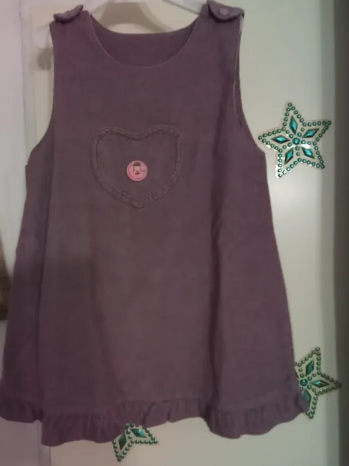(109)robe manches courtes 24 mois