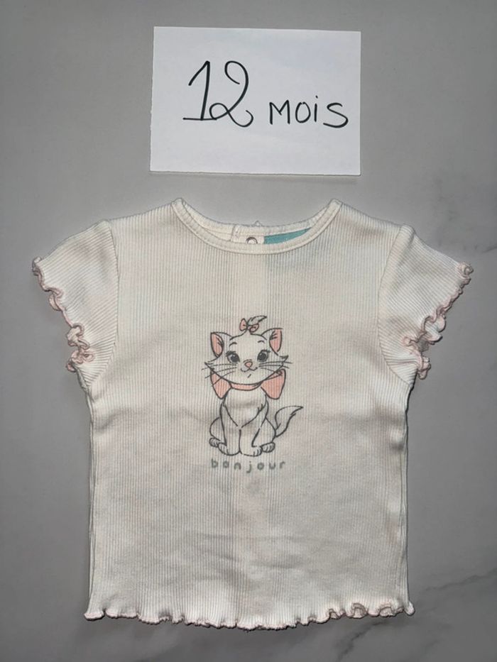 T shirt marie disney neuf 12 mois