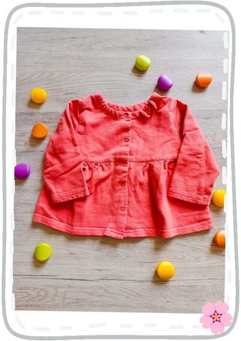 Gilet corail 12 mois tao