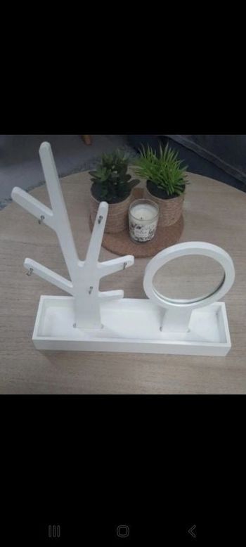 Range porte bijoux avec miroir