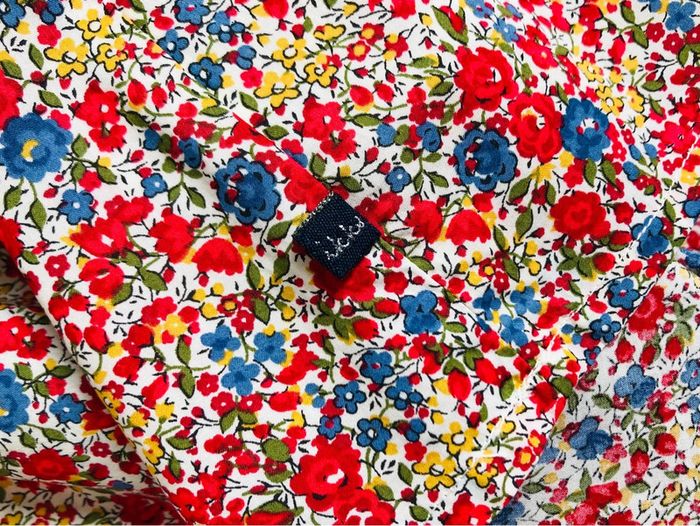 Robe bi-matière Liberty + Blouse Liberty Ikks T-3 ans - photo numéro 7