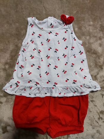 ensemble t-shirt short 9M 🍒 cerises