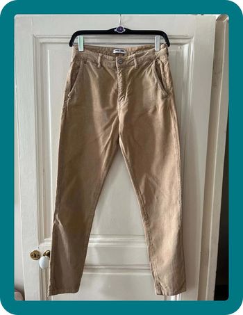 Pantalon forme jean slim velours fines raies 36 - Max&Moi