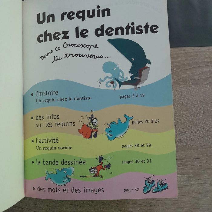 livre crocoscope Nathan - Un requin chez le dentiste - photo numéro 2
