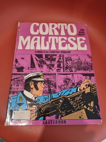 bd corto maltesse hugo Pratt l'ange à la fenêtre d'orient casterman 1975