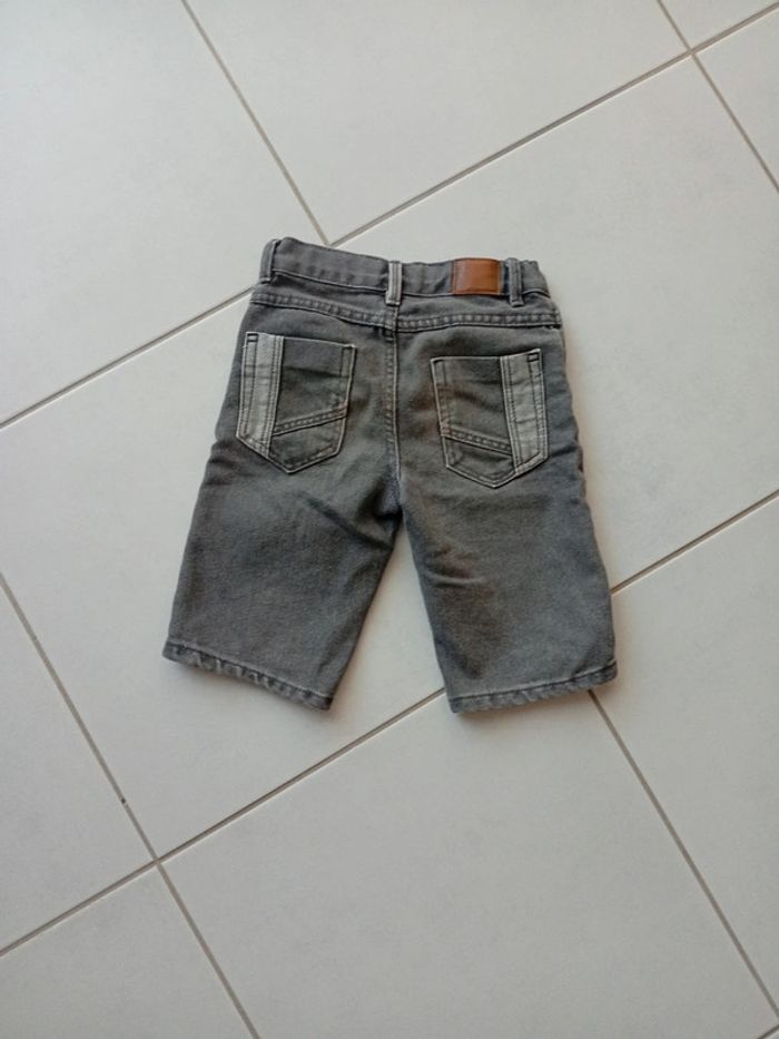 In Extenso - short gris en jean, taille 5 ans _ printemps été - photo numéro 2