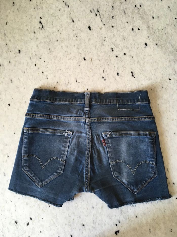 Short en jean marine Lévis 511 - photo numéro 2